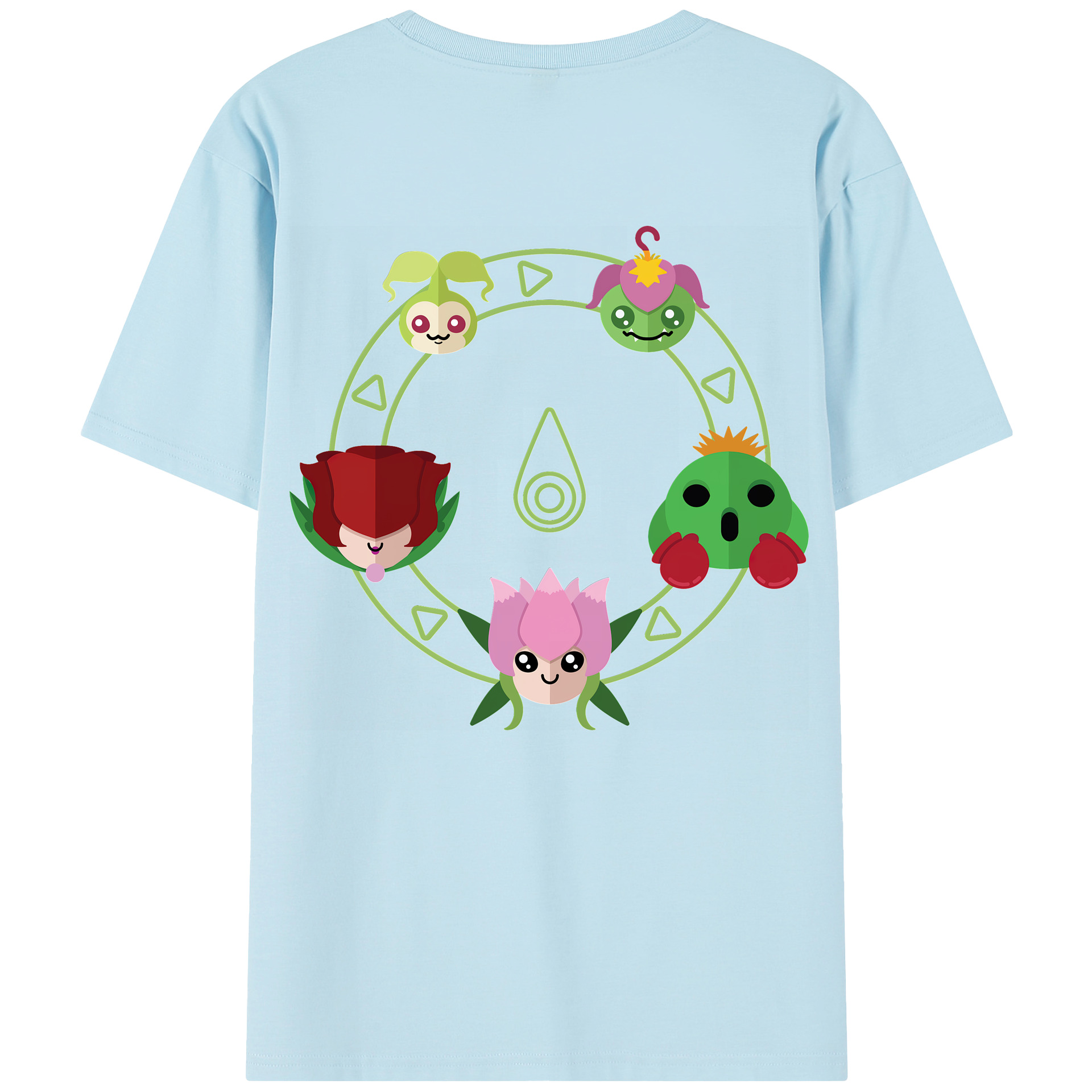 （画像用） Digimon デジタルモンスター/デジモン 綿100％半袖Tシャツ（背面プリント）